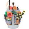 imageDickies 35Pocket 5Gallon Bucket Organizer With Drill Holster Padded Handle and Tape Tether for Contractors and Painters