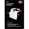 imageDickies 5Pocket Single Side Tool Belt PouchWork Apron Durable Canvas Construction Adjustable Belt for Custom FitWhite