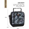 imageDickies Basic Insulated Lunch Bag for Work Thermal Reusable Office Lunch Box for Men Women Grey CamoGray Camo