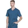 imageDickies Dynamix Men Scrubs Top VNeck DK640Caribbean Blue