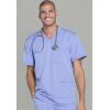 imageDickies Dynamix Men Scrubs Top VNeck DK640Ciel Blue