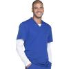 imageDickies Dynamix Men Scrubs Top VNeck DK640Galaxy Blue