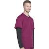 imageDickies Dynamix Men Scrubs Top VNeck DK640Wine