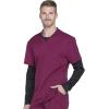 imageDickies Dynamix Men Scrubs Top VNeck DK640Wine