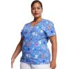 imageDickies EDS Women Scrubs Top VNeck Print DK852Fillings for You