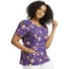 imageDickies EDS Women Scrubs Top VNeck Print DK852Hanging With My Boo