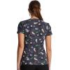 imageDickies EDS Women Scrubs Top VNeck Print DK852Miso Purrfect