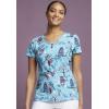 imageDickies EDS Women Scrubs Top VNeck Print DK852Winter Vibes