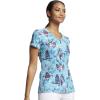 imageDickies EDS Women Scrubs Top VNeck Print DK852Winter Vibes