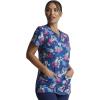imageDickies EDS Women Scrubs Top VNeck Print DK876Be Kind to Each Otter