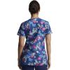 imageDickies EDS Women Scrubs Top VNeck Print DK876Be Kind to Each Otter