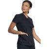 imageDickies EDS Women Scrubs Top VNeck Print DK876Black