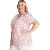 imageDickies EDS Women Scrubs Top VNeck Print DK876Bold Batik