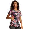 imageDickies EDS Women Scrubs Top VNeck Print DK876Camo Plaid