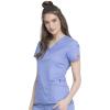 imageDickies EDS Women Scrubs Top VNeck Print DK876Ceil