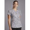 imageDickies EDS Women Scrubs Top VNeck Print DK876Denim Paisley