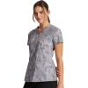 imageDickies EDS Women Scrubs Top VNeck Print DK876Denim Paisley