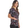 imageDickies EDS Women Scrubs Top VNeck Print DK876Drizzle Daze