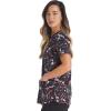 imageDickies EDS Women Scrubs Top VNeck Print DK876Drizzle Daze