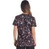 imageDickies EDS Women Scrubs Top VNeck Print DK876Drizzle Daze
