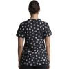 imageDickies EDS Women Scrubs Top VNeck Print DK876Love U Dots
