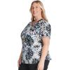 imageDickies EDS Women Scrubs Top VNeck Print DK876Organic Tie Dye
