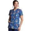 imageDickies EDS Women Scrubs Top VNeck Print DK876Rooting for You