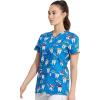 imageDickies EDS Women Scrubs Top VNeck Print DK876Tooths Day Everyday