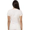 imageDickies EDS Women Scrubs Top VNeck Print DK876White