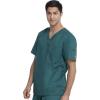 imageDickies Gen Flex Men Scrubs Top VNeck 81722Hunter