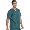 imageDickies Gen Flex Men Scrubs Top VNeck 81722Hunter