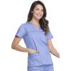 imageDickies Gen Flex Women Scrubs Top VNeck 817455Ceil Blue