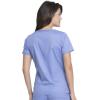 imageDickies Gen Flex Women Scrubs Top VNeck 817455Ceil Blue