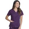 imageDickies Gen Flex Women Scrubs Top VNeck 817455Eggplant