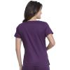 imageDickies Gen Flex Women Scrubs Top VNeck 817455Eggplant