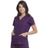 imageDickies Gen Flex Women Scrubs Top VNeck 817455Eggplant