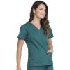 imageDickies Gen Flex Women Scrubs Top VNeck 817455Hunter