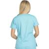 imageDickies Gen Flex Women Scrubs Top VNeck 817455Icy Turquoise
