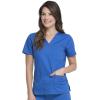 imageDickies Gen Flex Women Scrubs Top VNeck 817455Royal