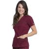imageDickies Gen Flex Women Scrubs Top VNeck 817455Wine