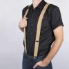 imageDickies Mens 114quot Solid Straight Clip Suspender  Adjustable Fit HeavyDuty ClipsBeige