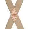 imageDickies Mens 114quot Solid Straight Clip Suspender  Adjustable Fit HeavyDuty ClipsBeige