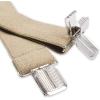 imageDickies Mens 114quot Solid Straight Clip Suspender  Adjustable Fit HeavyDuty ClipsBeige