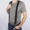 imageDickies Mens 114quot Solid Straight Clip Suspender  Adjustable Fit HeavyDuty ClipsBlack