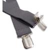 imageDickies Mens 114quot Solid Straight Clip Suspender  Adjustable Fit HeavyDuty ClipsCharcoal