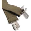 imageDickies Mens 114quot Solid Straight Clip Suspender  Adjustable Fit HeavyDuty ClipsOlive