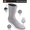 imageDickies Mens All Purpose Cushion Crew Socks Available in MXL 6 12 PairsGrey 12 Pairs