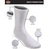 imageDickies Mens All Purpose Cushion Crew Socks Available in MXL 6 12 PairsWhite 12 Pairs