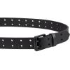 imageDickies Mens Double Prong Leather Work Belt  Fully Adjustable Regular ampamp Big and Tall SizesBlack Perforated