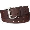 imageDickies Mens Double Prong Leather Work Belt  Fully Adjustable Regular ampamp Big and Tall SizesBrown